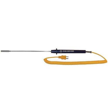 Digi-Sense Type-K, Small D Surface Probe, 8"L, Mini 08516-62